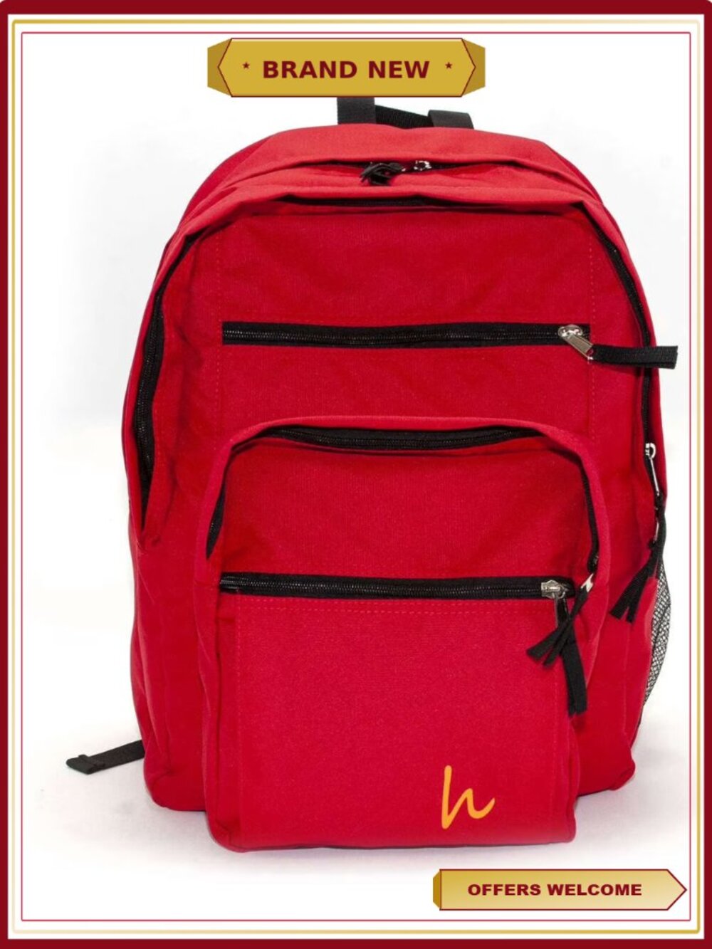 Water-Resistant Multipurpose Backpack with Padded Shoulder Straps - Picture 1 of 7